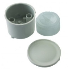 Vacuum Canister Bottom Ported w/Bracket